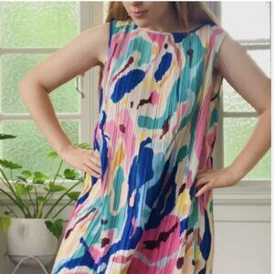 Gorman Canvas Mireia Ruiz Pleated Dress Size 8